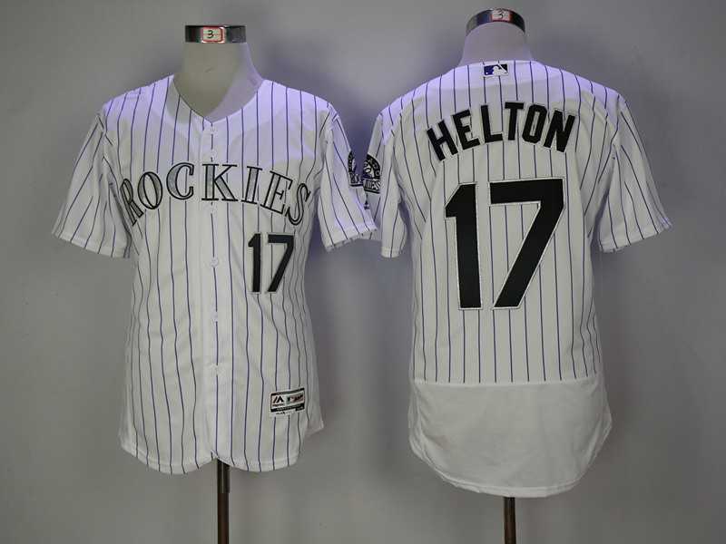 Colorado Rockies #17 Todd Helton White Flexbase Jersey,We sell and wholesale Colorado Rockies #17 Todd Helton White Flexbase Jersey on line form chian!
